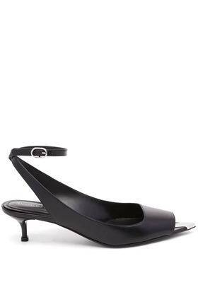 Punk 40mm leather sandals Alexander McQueen | 757494WIEA11081